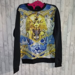 WtO2  Egyptian pharaoh graphic sweatshirt
